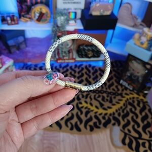 Louis Vuitton Azur Canvas Leather Bracelet Like New